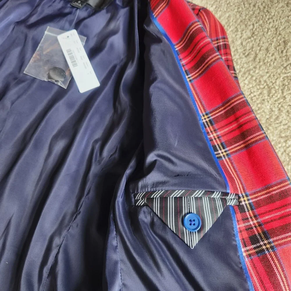 NWT J. Crew Parke Tartan Plaid Blazer